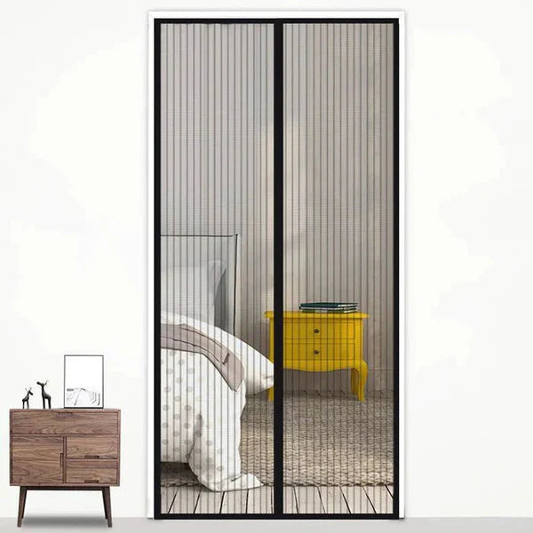 Magic Mesh Magnetic Door Curtain (Size: 4 Foot/ 7 Foot)